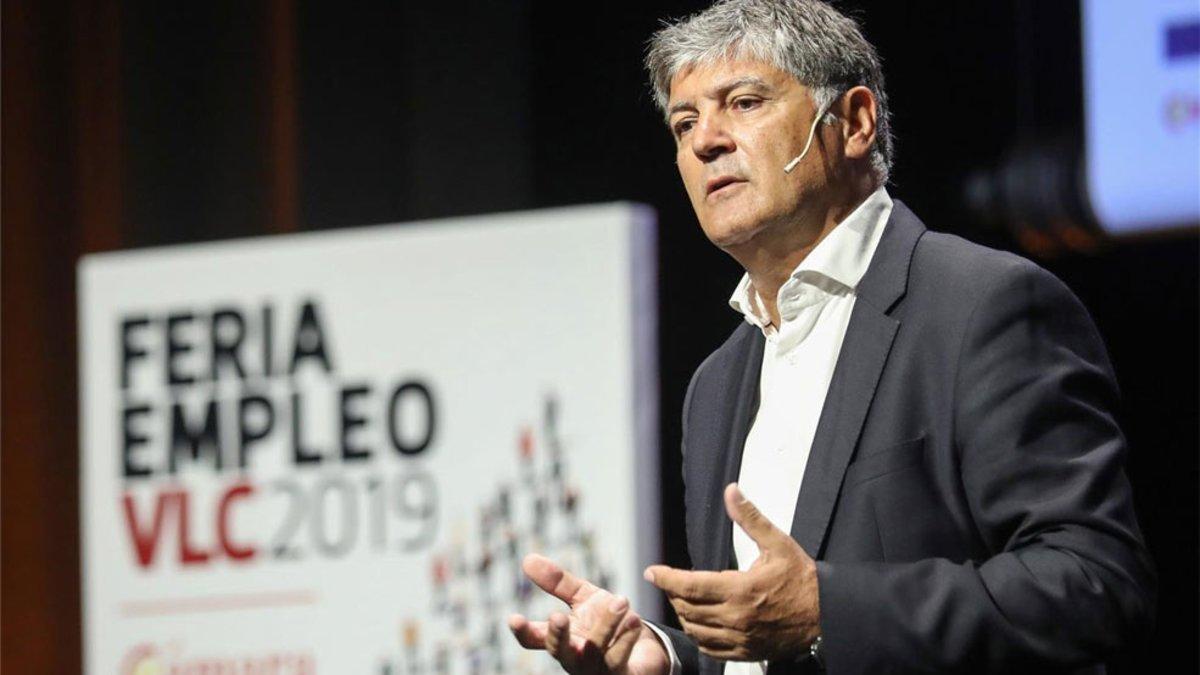 Toni Nadal, en un momento de su charla