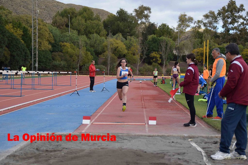 Regional absoluto y sub-23 de atletismo en Lorca (I)