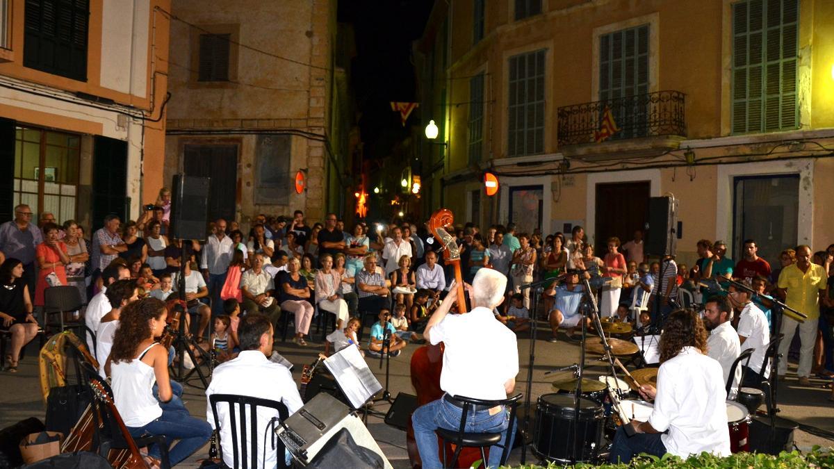 Imagen de archivo de un concierto de música clásica en las fiestas de verano de Felanitx