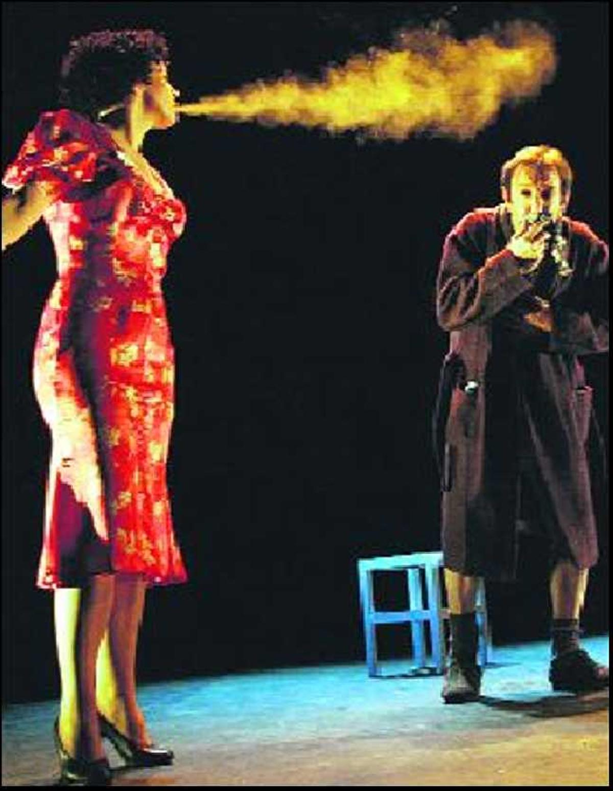 «El viaje a ninguna parte», en una representación del pasado año.