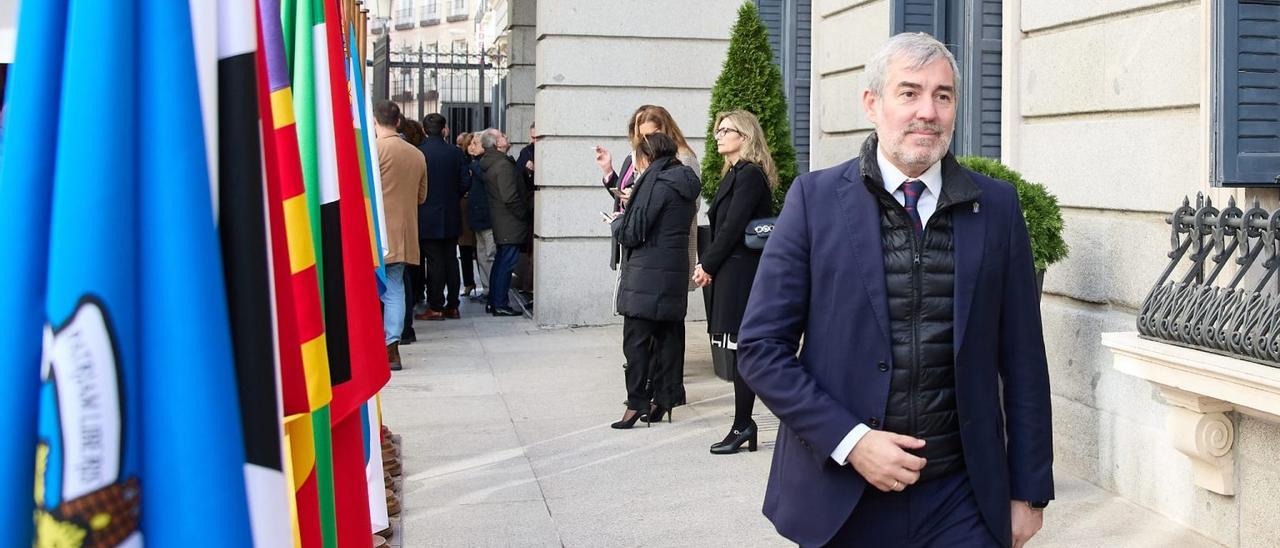 Fernando Clavijo, en el acto del Día de la Constitucion.