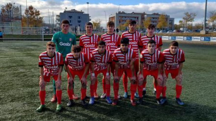 El juvenil es desfà del Nàstic amb tres gols a la segona meitat