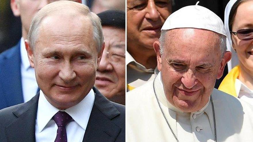 Putin viaja a Roma para ser recibido por el Papa