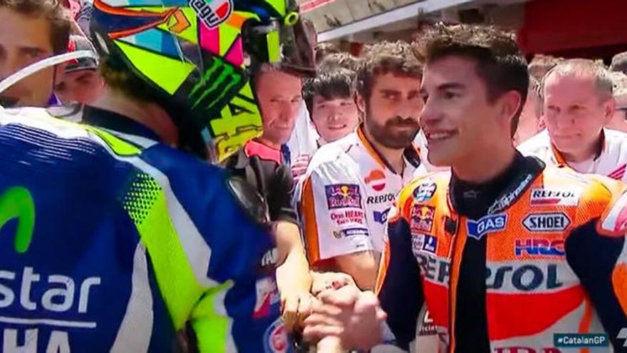 Márquez y Rossi firman la paz