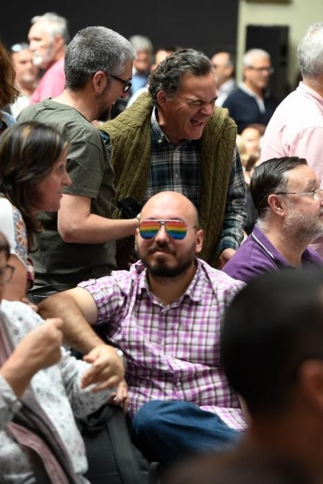 CANARIAS Y ECONOMIA. EDIFICIO MILLER. LAS PALMAS DE GRAN CANARIA. Mitin dePodemos con Irene Montero en el Edificio Elder del Parque Santa Catalina  | 31/03/2019 | Fotógrafo: Juan Carlos Castro