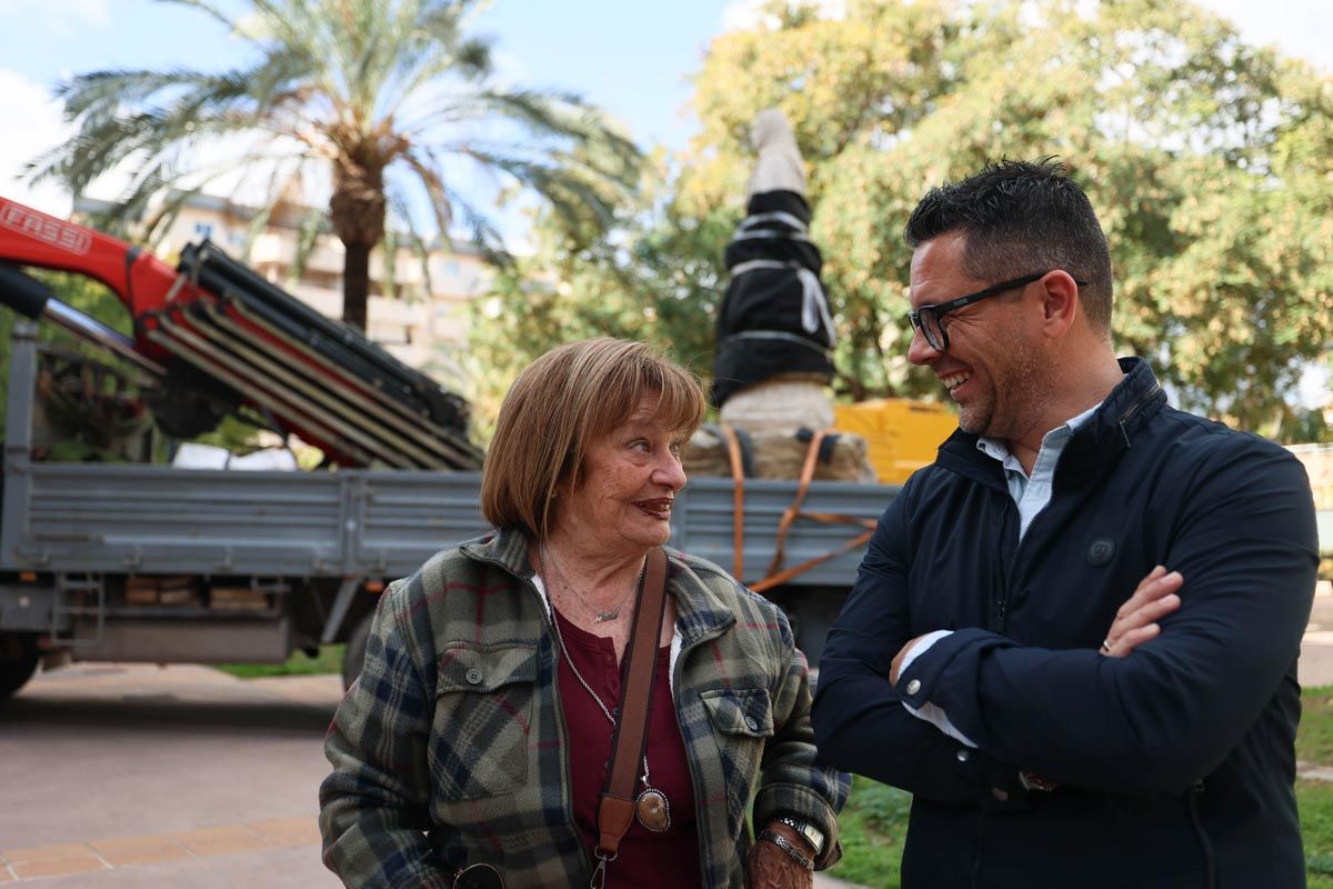 Galería: Todas las imagenes del traslado de la pagesa de Ibzia a su nueva ubicación