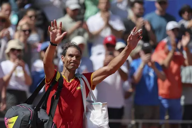 El partido entre Nadal y Djokovic en París, en imágenes