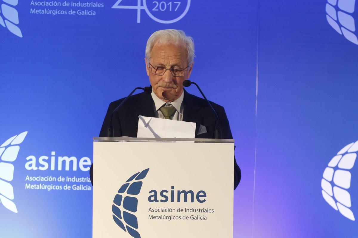 El empresario Andrés Quintá en una entrega de premios.