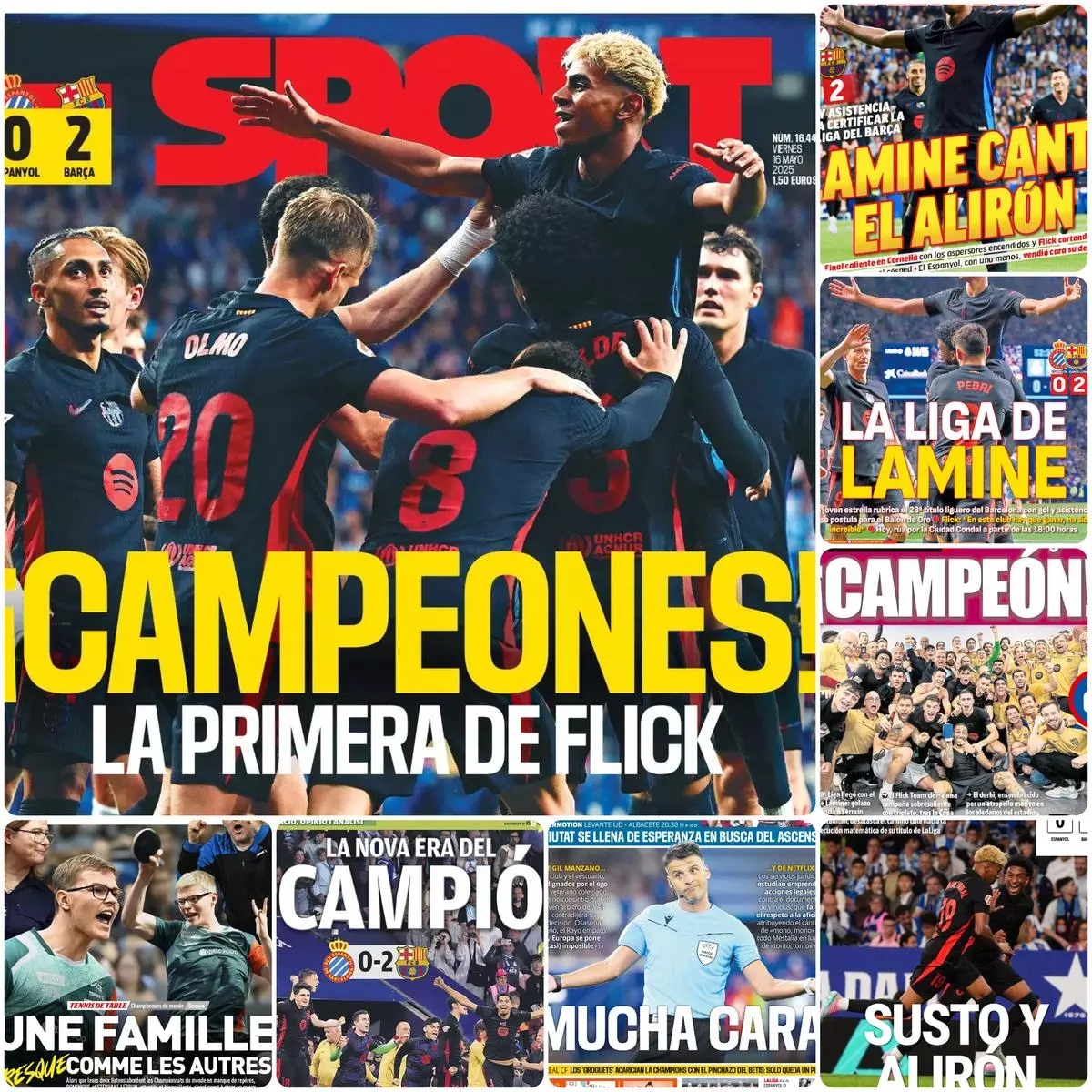 Las portadas de la prensa deportiva de hoy