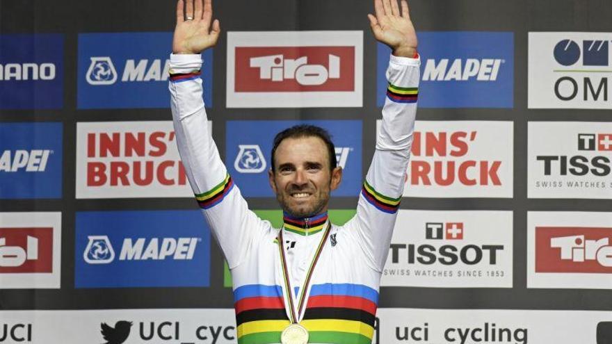 Alejandro Valverde, campeón del mundo de ciclismo