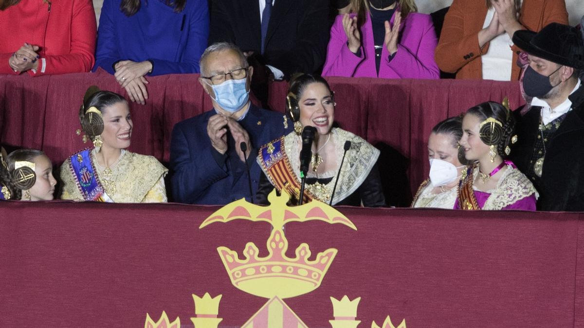 Discurso de la fallera mayor, Carmen Martín, en la Crida