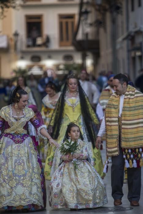 Primer día de Ofrenda de Fallas