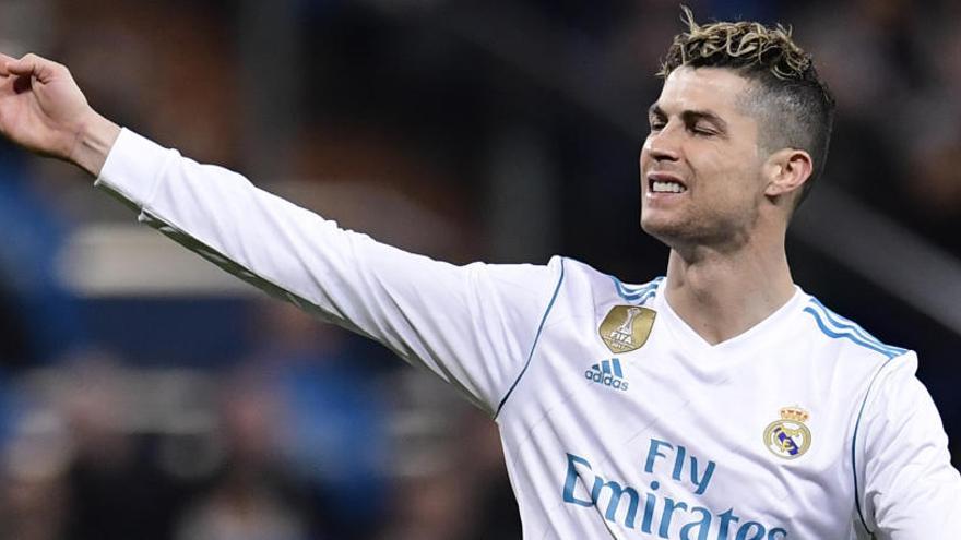 Cristiano Ronaldo, durante el partido ante el Girona.