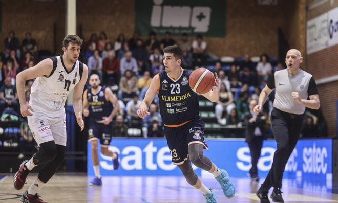 (98-88): El Alimerka Oviedo Baloncesto gana un partido a vida o muerte al Afanión Almansa