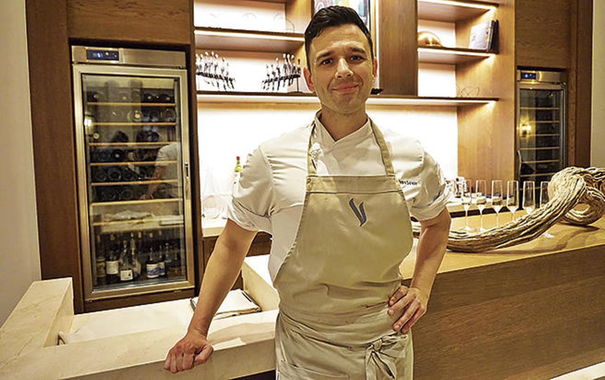 Álvaro Salazar, en su restaurante Voro.