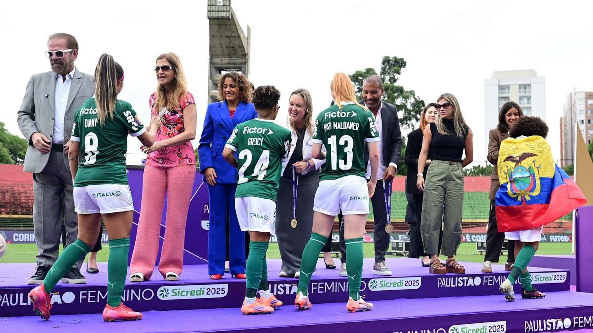 Beatriz Alvarez en la entrega de premios del Paulista