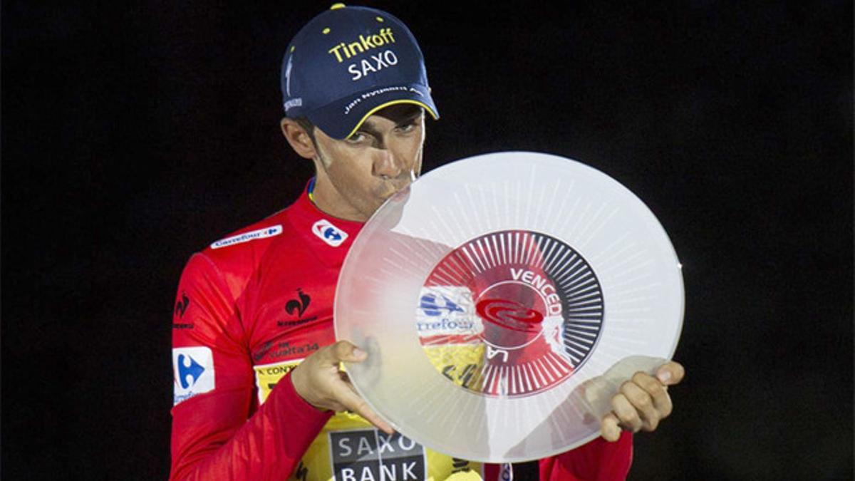 Contador, feliz por su triunfo