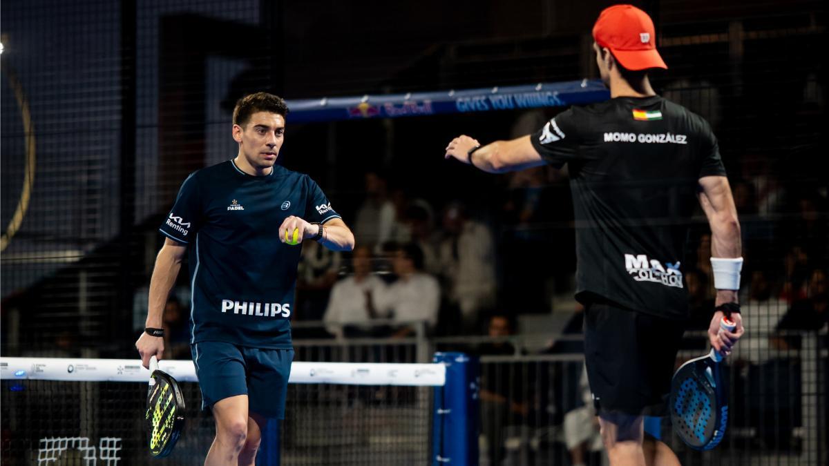 Inesperada eliminación de Momo y Di Nenno en octavos de final en Riad