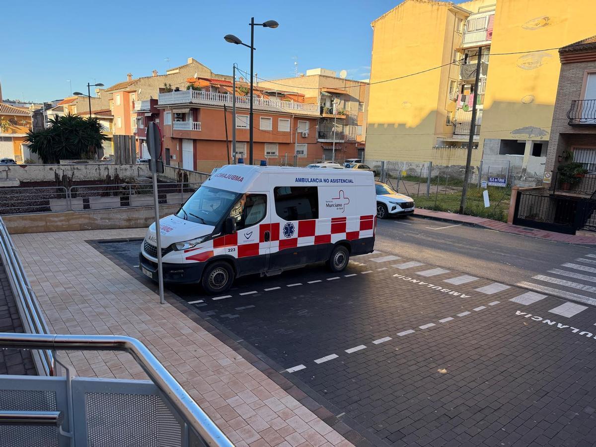 Zona de aparcamiento de ambulancias