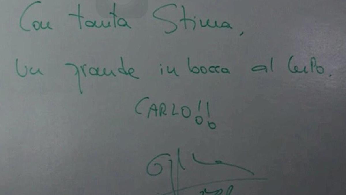 El mensaje que le dejó Pep Guardiola a Carlo Ancelotti