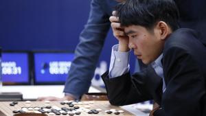 Lee Sedol, el campeón de go coreano, el día de su derrota contra Alpha Go.