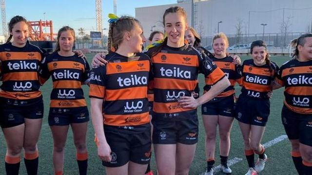 Las dos jugadoras ucranianas acogidas por Les Abelles