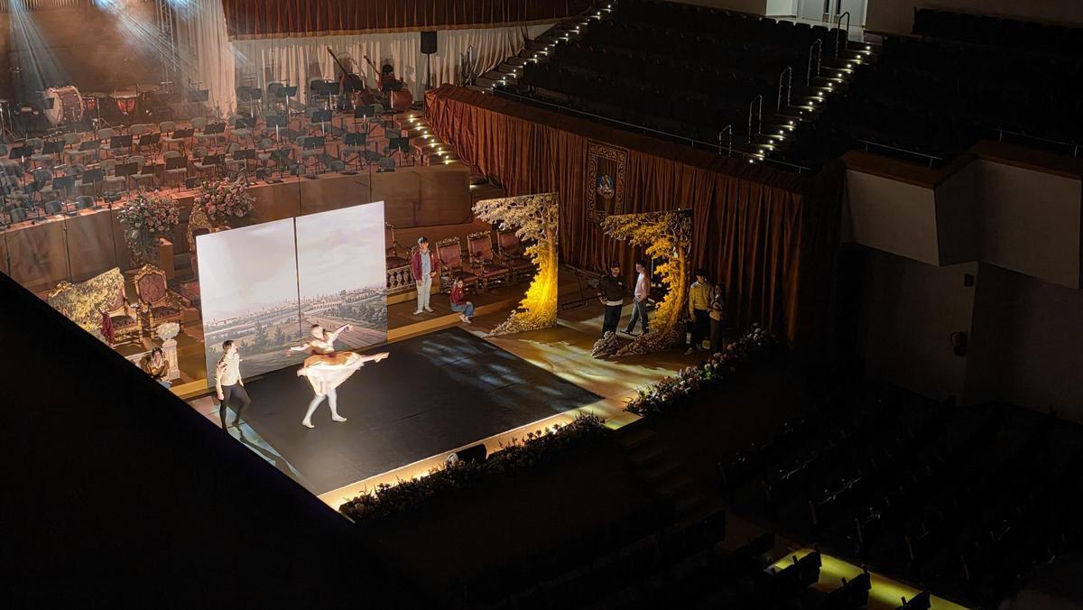 Espectáculo, pero sin público. Últimos ensayos