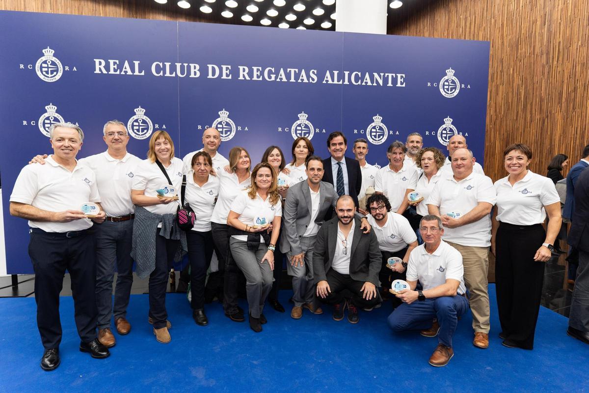 Algunos de los deportistas galardonados.