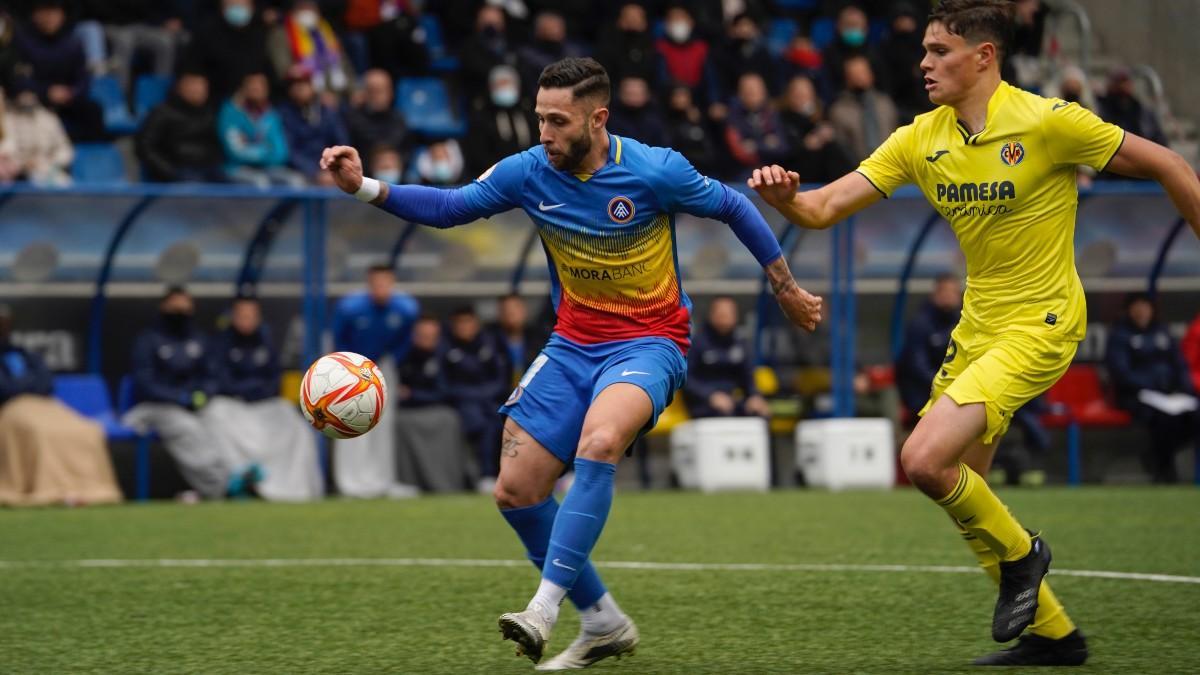 Imagen del Andorra-Villarreal B de la temporada pasada