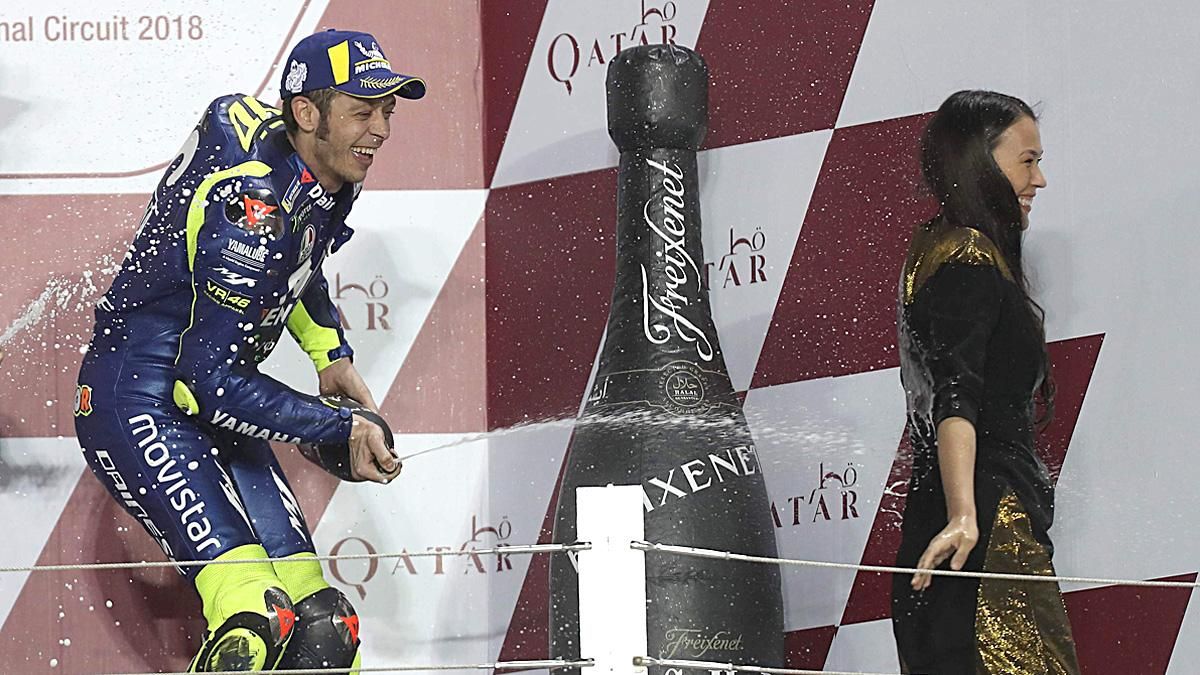 Podi MotoGP, Qatar, Valentino Rossi