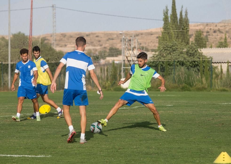 Primer entrenamiento del Hércules