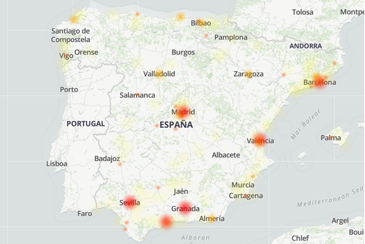 Caídas en Twitter