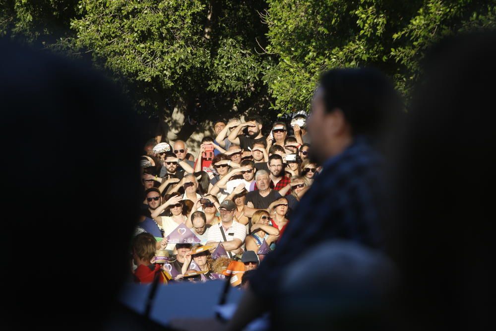 La coalición 'A la valenciana' ha celebrado este acto de campaña en el Parque Lo Morant