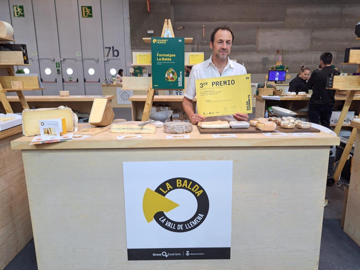 Pablo García a l'estand de La Balda al saló Gourmets de Madrid.