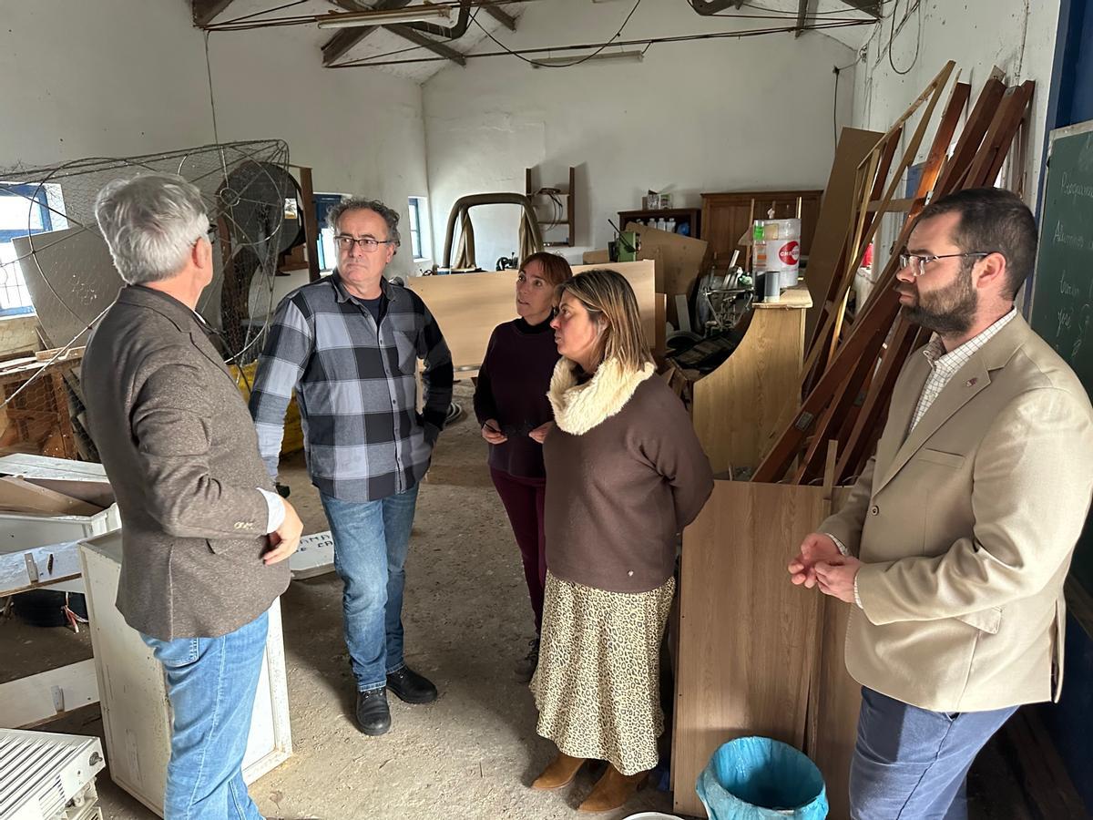 Por la izquierda, Marcos Niño, Antonio García, Elena Martínez, Gimena Llamedo y Pedro Fernández.