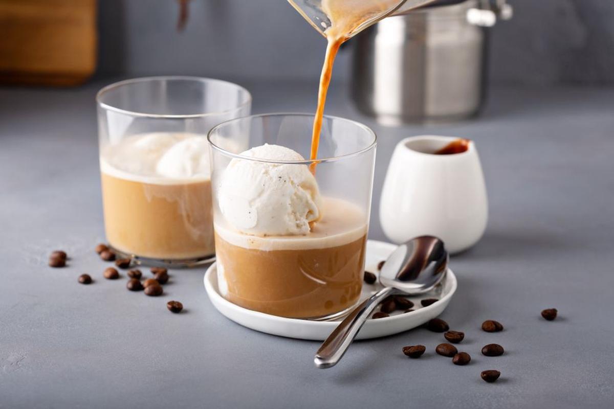 Café 'affogato'.