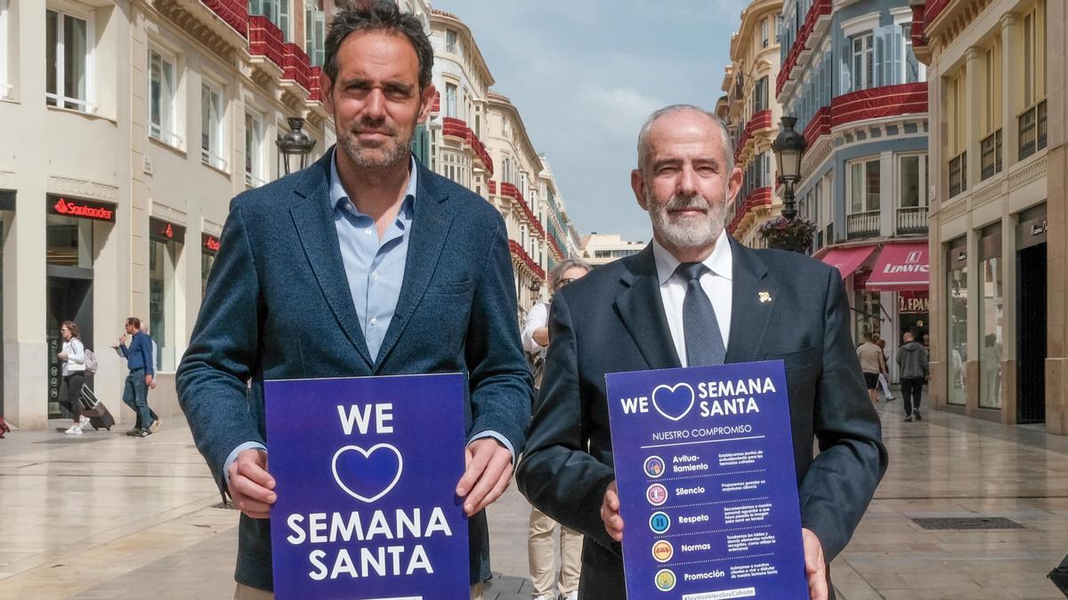 La Asociación de Hosteleros de Málaga (Mahos) presenta la campaña 'We love Semana Santa' junto a la Agrupación de Cofradías.
