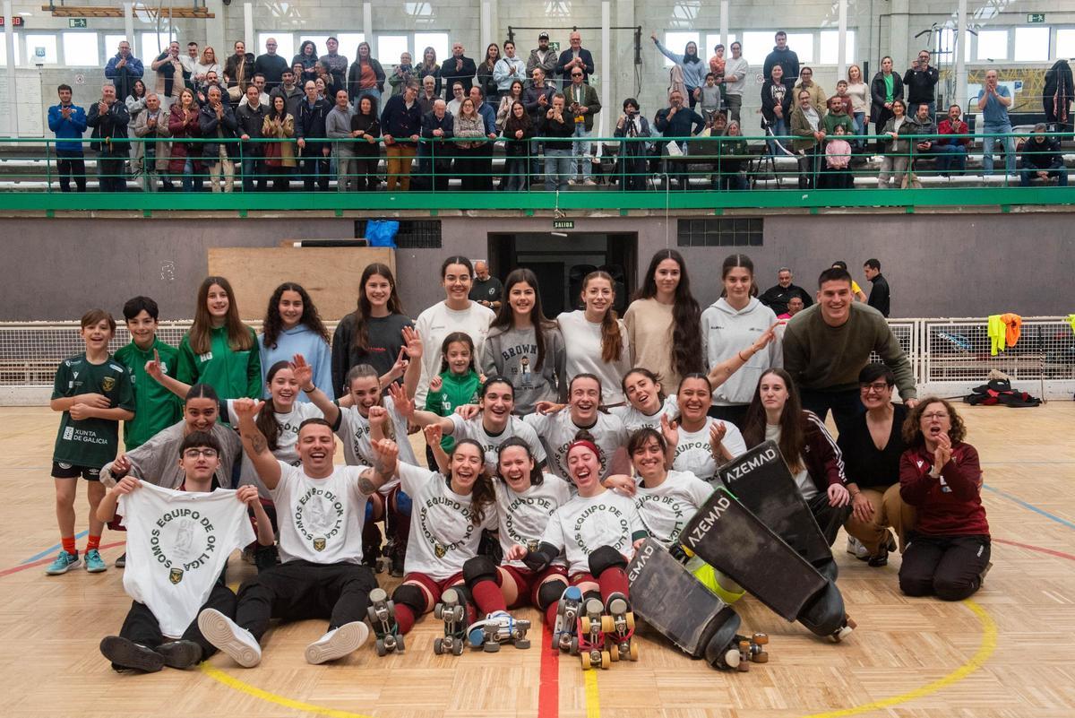 El Marineda Hockey asciende a la OK Liga con honores