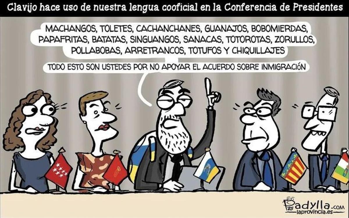 El ilustrador Padylla se cuela en la PAU extraordinaria de Canarias