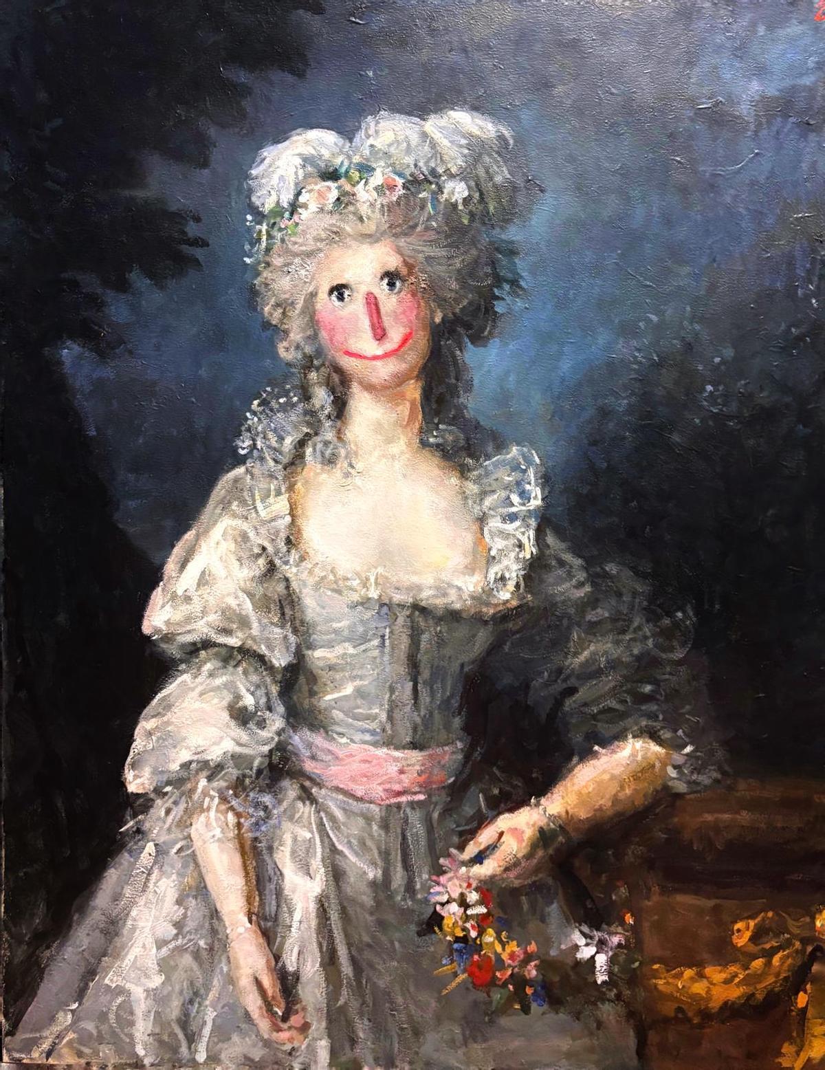 Una de las últimas obras el artista ovetense Iván Quesada