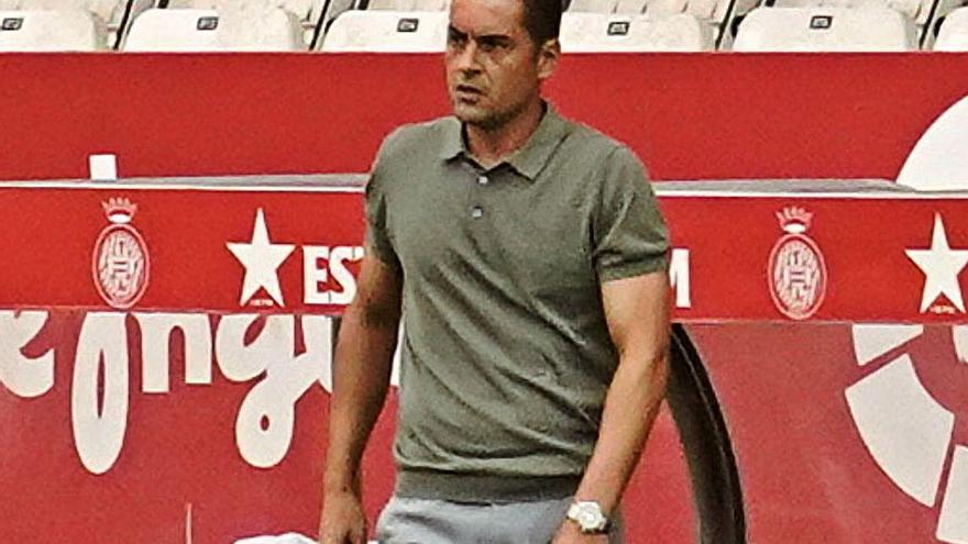 Francisco Rodríguez, en un partit a Montilivi.