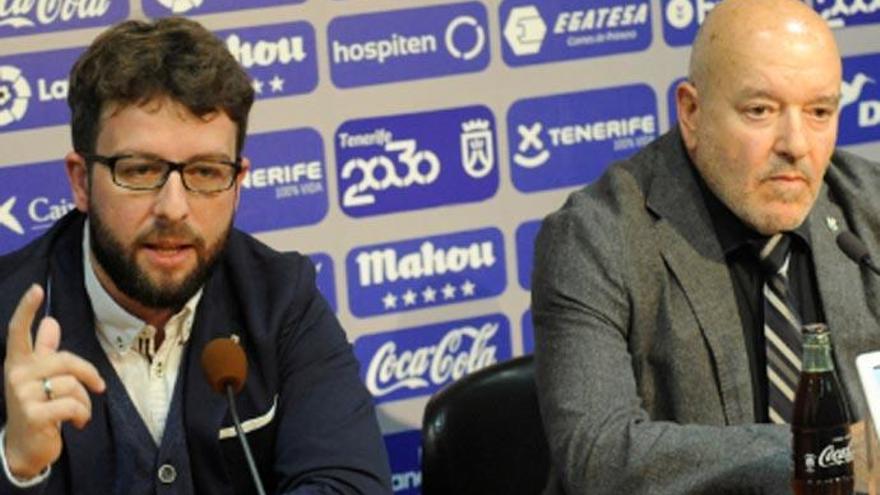 Moreno y Concepción, en la presentación del primero.