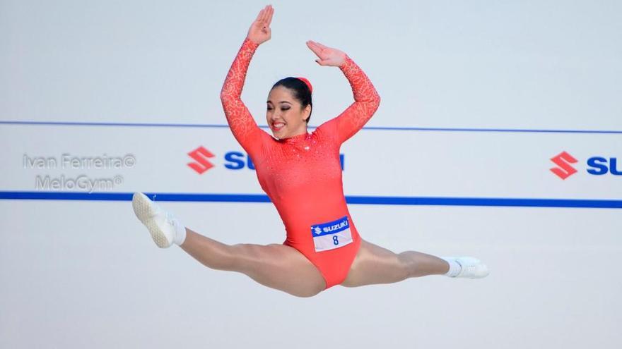 Belén Guillemot es la reina de la Gimnasia aeróbica