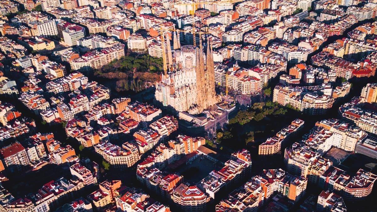 Barcelona a vista del dron de Harry Schuler