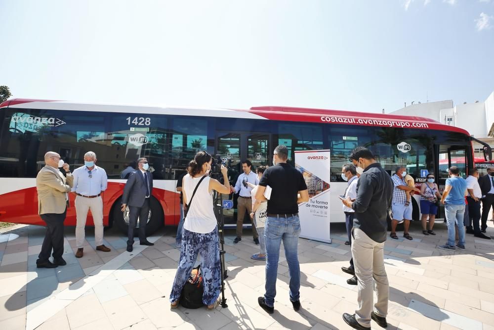 Avanza renueva el 50% de la flota del bus urbano en Torrevieja con siete nuevos vehículos