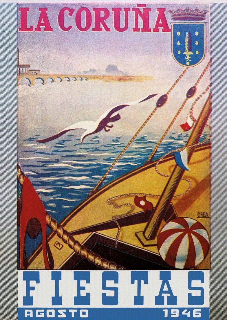 Así evolucionaron los carteles de las Fiestas de María Pita en 175 años en A Coruña