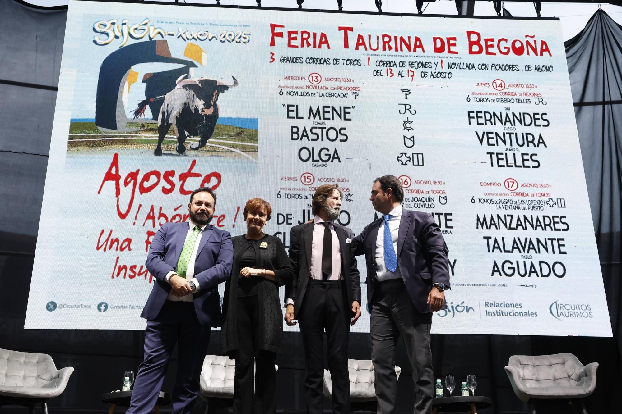 Así fue la presentación de la feria taurina de Gijón (en imágenes)