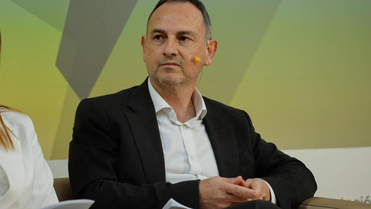 Ricardo Ruiz, durante su participación en una de las mesas redondas.