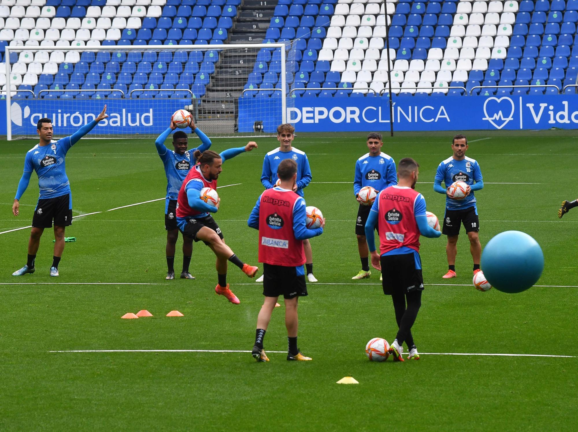 El Dépor prepara en Riazor el partido contra el Zamora