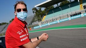 El alemán Sebastian Vettel, en Monza.